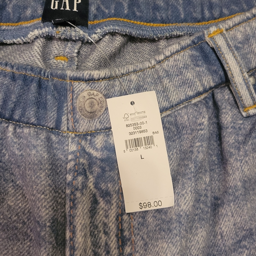 GAP Light Blue Wide-Leg Jeans - Picture 10 of 14